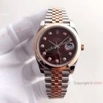 NEW UPGRADED Rolex Datejust II Jubilee Coffee Brown Dial watch 2-T Rose Gold_th.jpg